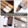 aromeili Mailing Tubes with Caps,6 Pack 3x36-Inch &2x30-Inch Kraft Paper