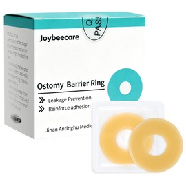 10PCS Ostomy Barrier Rings, Moldable Ostomy Rings, Hydrocolloid Skin Extender Rings for colostomy Bags, Outer Diameter 2" (50mm) Compatible with All Bag Types and Brands