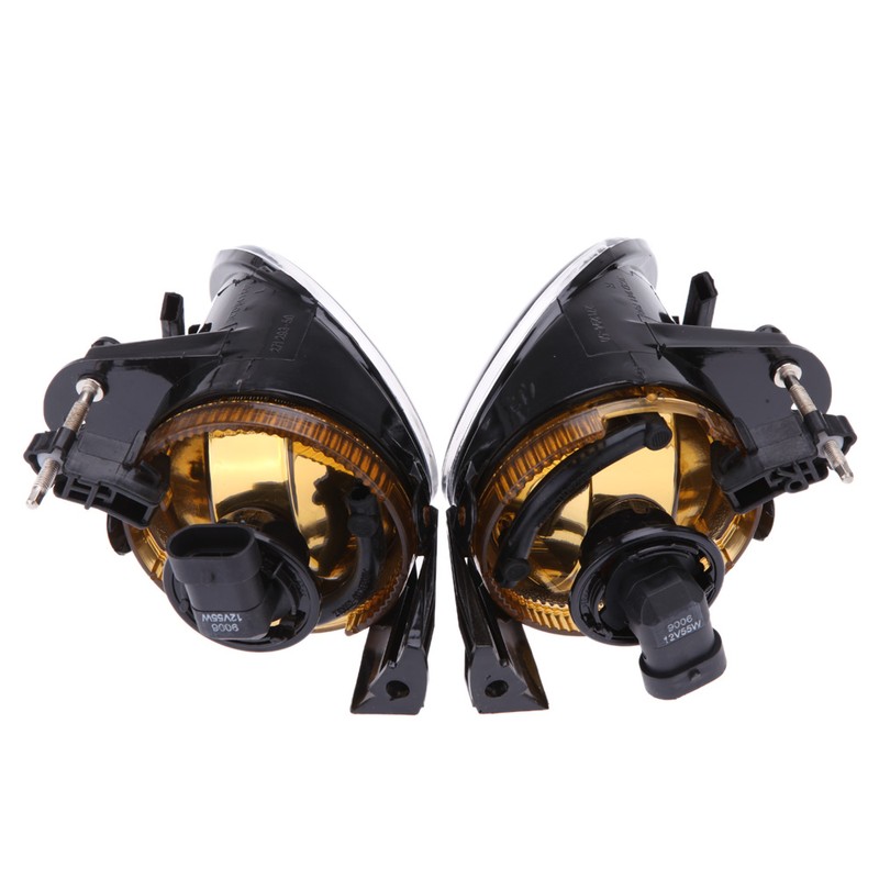 Pair LH &RH Front Bumper Fog Lights Driving Lamp for
