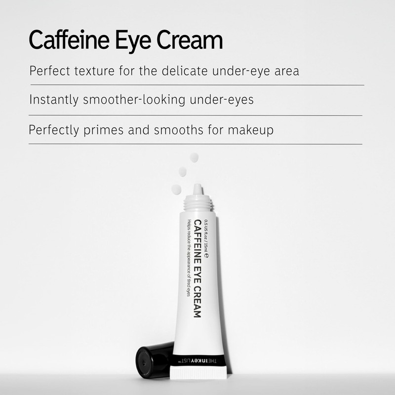 The INKEY List Caffeine Eye Cream 15ml, Improves Dark Circles,