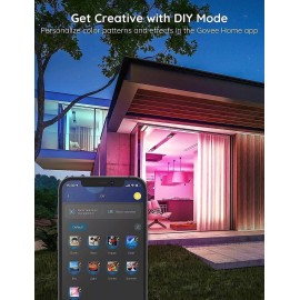 Govee 100Ft LED Strip Lights - Bluetooth, 64 Scenes, Music Sync - ETL Listed