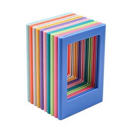 WANGCL 10 Pieces Mini Pocket Magnetic Photo Frame Colourful 3 Inch Magnetic Changeable Combination Creative Mini Polaroid DIY Photo Frame