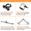 Yes4All Combo Double D Handle Cable Attachment, Tricep Rope/Tricep Pull