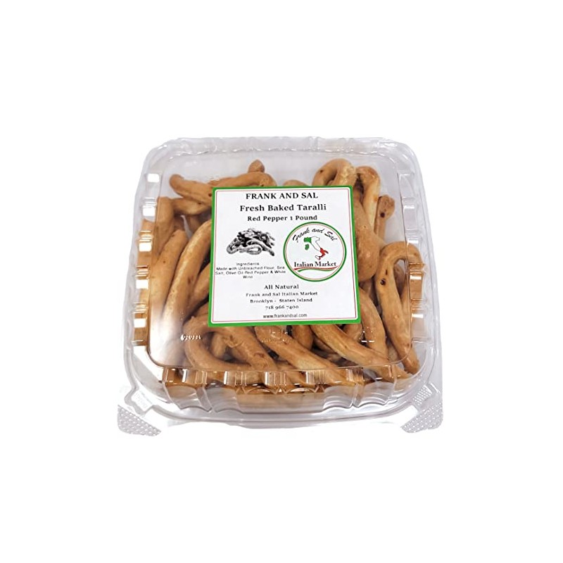 All Natural Red Pepper Taralli Biscuit Frank and Sal Bakery