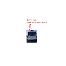 Aftermarket Products Fit 15-23 Ford Transit Med&High Roof Back Glass Driver Side(Left) Non-Tinted
