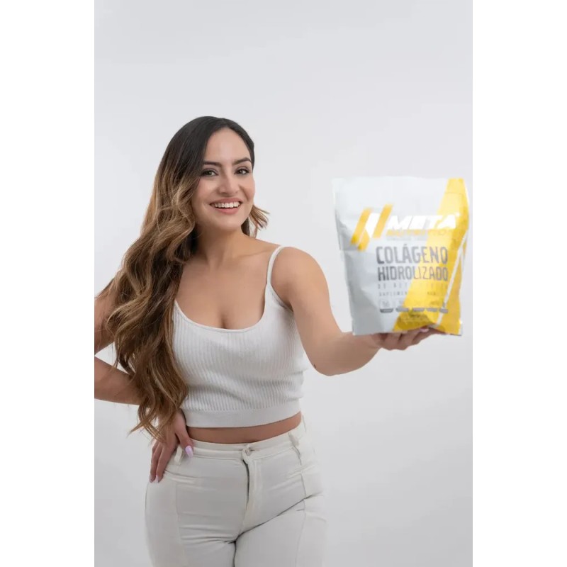 Colageno Hidrolizado Meta Nutrition 500 Gr, 50 Porciones Sin sabor
