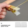 KOMBIUDA Transparent Silicone Hanger Grips 50 Pcs Non Slip Anti