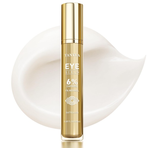 6% Caffeine Eye Cream for Dark Circles & Puffiness, 1%