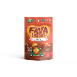 Favalicious Crunchy Roasted Fava Beans Pizza Flavor 2 OZ