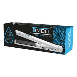 Alaciadora Timco Wet And Dry Seco Mojado Color Blanco - Pwd                                                                                           