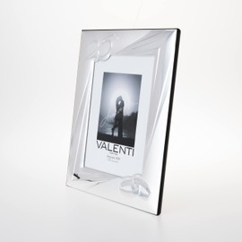 Valenti&Co Silver Photo Frame 5x7 Ideal Silver Wedding Gift - 25 Years Wedding or 25th Relative or Mum and Dad