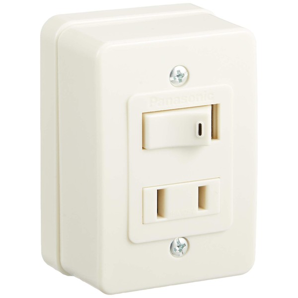 Panasonic WS3901W Tumbler Switch with Outlet for High Angle Joint