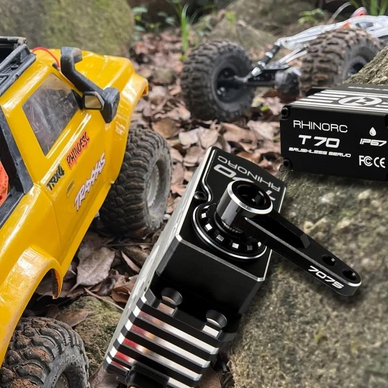 RhinoRC T70 70KG Brushless Standard Servo 0.10 Sec Steel Gears