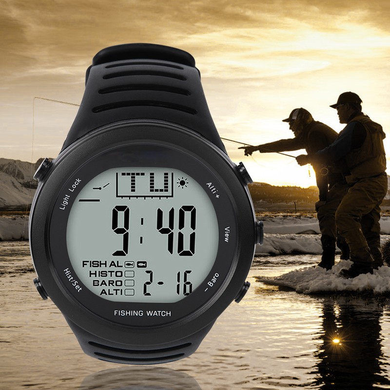 Outdoor Multifunction Waterproof Fishing Air Pressure Watch Altimeter Altitude Barometric