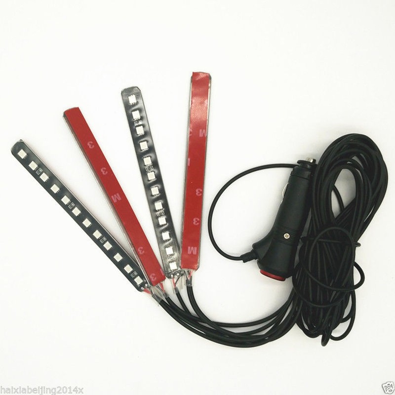 Car LED Strip Light, EJ's SUPER CAR 4pcs 36 LED