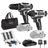 20V Cordless Drill and Impact Driver, Power Tool Combo Kit