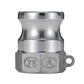 2 pcs Aluminum cam lock fittings (3/4" Part A) cam groove hose fitting camlock fittings, Male Adapter Female NPT Thread camlock fitting (3/4")