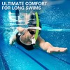 Greatever Detachable Portable Snorkel for Lap Swimming Unisex-Adult Snorkeling Diving