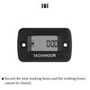Taikemeti Tach Hour Meter, Can Retain Historical Data, Waterproof Function,