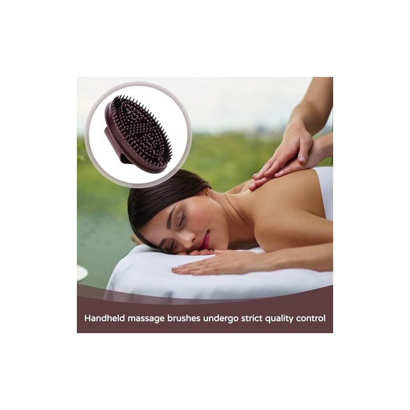 Brochas Masaje Meridian Cepillo Cuerpo Vientre Cuero Cabelludo Relajación Completo