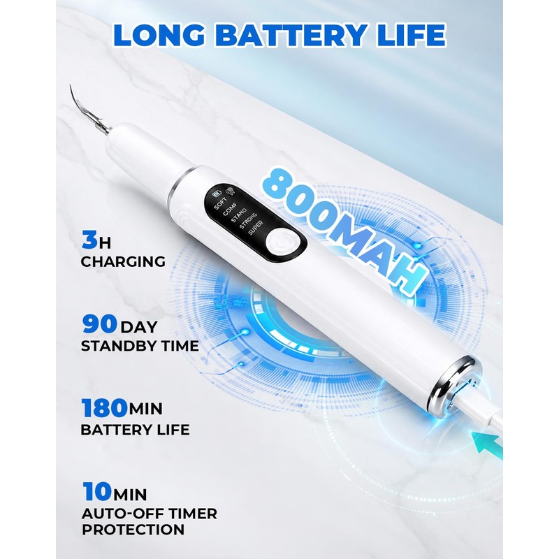 PATWING Ultrasonic Dog Tooth Cleaner, Plaque & Tartar Remover for
