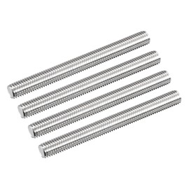 sourcing map Fully Threaded Rod M12 x 120mm 1.75mm Thread Pitch 304 Stainless Steel Right Hand Threaded Rods Bar Studs 4 Pack