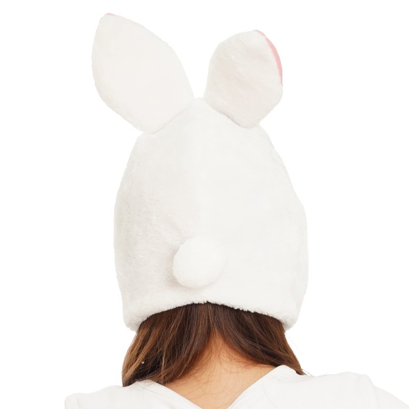 SAZAC White Rabbit Onesie Cap
