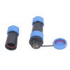 3PCS SP21 3 Pin Aviation Plug Socket IP68 Waterproof Sealing