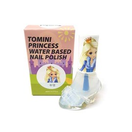 TOMINI Princess Water-Based Kids Nail Polish - Non-Toxic Peel Off Nail Polish Quick Dry Nail Polish Gifts Toys Kit for Girls Kids Toddlers 0.27oz Made in Korea (colorlessness)