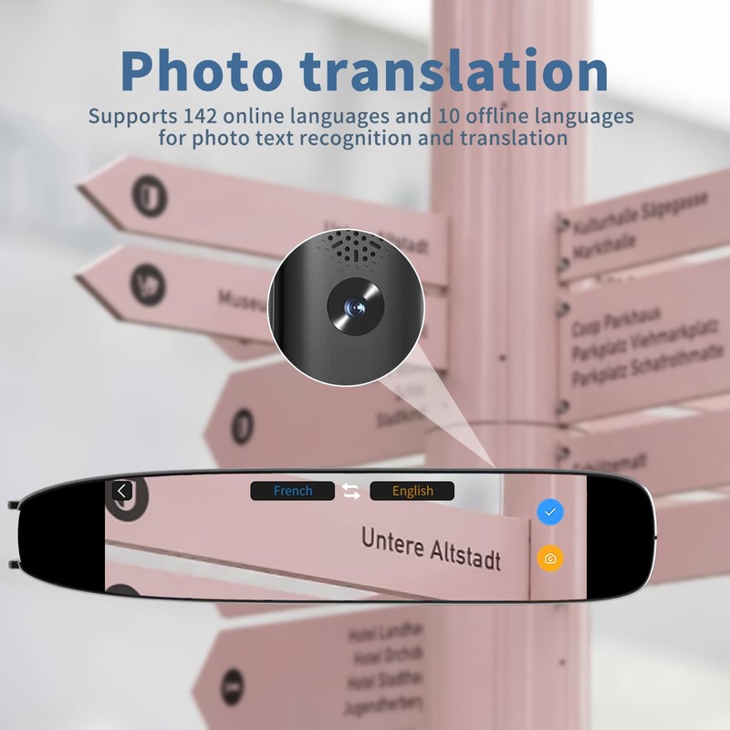 Scan Translator Pen, Dyslexia Tools, Language Translator Device, Text to