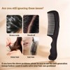 Anseom Dandruff Removal Combs 2Pcs, Multifunctional Massage Comb Hollow Tooth