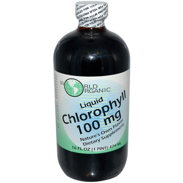 World Organic Chlorophyll 100MG, 16 OZ