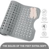 TEESHLY Bath Tub and Shower Mats, Non Slip 40 x
