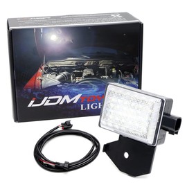 iJDMTOY Super Bright Xenon White 30-SMD Full LED Under Hood Light w/ 5ft Plug-N-Play Power Cord Wiring Harness Compatible With Dodge RAM, Charger; Jeep Wrangler, Grand Cherokee, etc