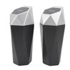 2Pcs Car Trash Can with Lid Waterproof Decorative Automotive Portable