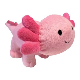 fouFIT Axolotl Plushie Dog Toy, Pink, Small