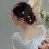 Butterfly Hair Clip for Women Silver Hair Clips for Girls