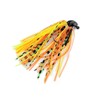 Orurdo Fishing Tackle Rubber Jig, 5 Color Set, Basic Blackhead