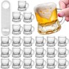 INFTYLE Beer Mug, Shot Glasses 2 oz Steins Beer Glass