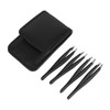 VICASKY 1Set Stainless Steel Eyebrow Tweezers Professional Beauty Tool for