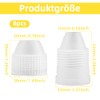 8 Pieces Plastic Couplers for Icing Bags, Upper Calibre 2.6cm/1"