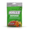 Halls Defense Vitamin C Drops Sugar Free Assorted Citrus -