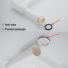 RANDOM Round Bottle P Trap Bathroom Sink 1-1/4,White ABS Plastic