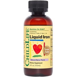 ChildLife Essentials, Liquid Iron, Vegan Iron Drops for Children, 118ml, Lab-Tested, Vegetarian, Gluten Free, Soy Free, GMO Free