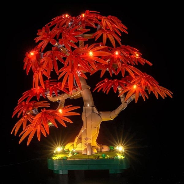 Upgraded Led Light Kit Compatible with Lego Japanese Red Maple
