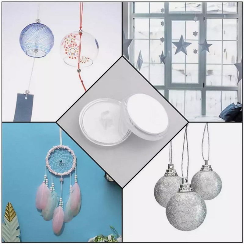 Jingelmall 80 Packs Self Adhesive Wall Hook Sticky Ceiling Hooks