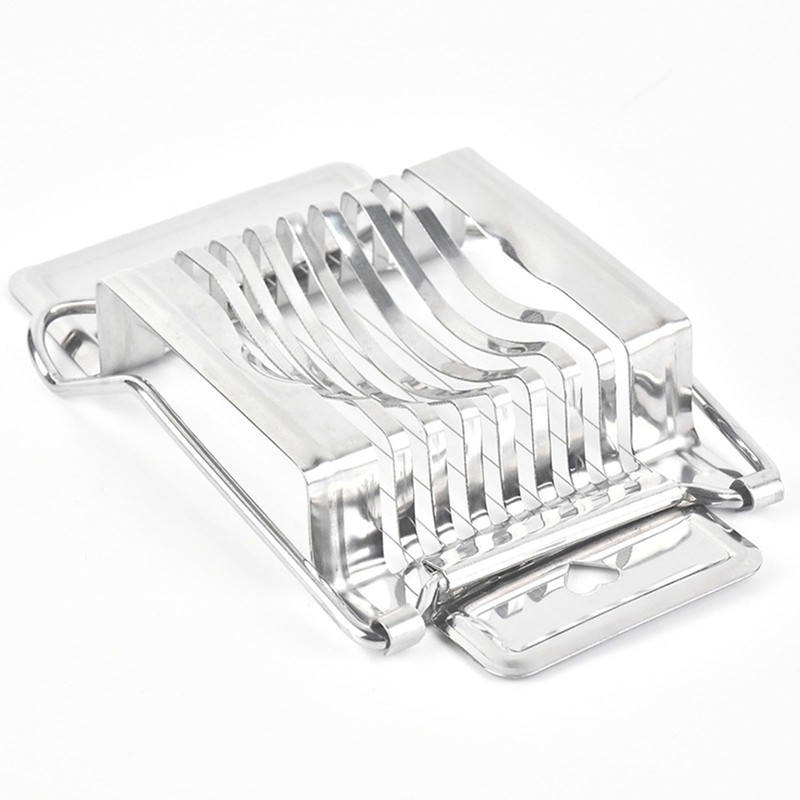 Eierschneider Edelstahl, Eischneidewerkzeug, Eierharfe, Eierpiekser, Kartoffelschneider, Wachteleierschere, Egg Slicer, Profi