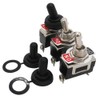 mxuteuk 3pcs Heavy Duty Rocker Toggle Switch 20A 125V SPST