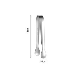 5pcs Ice Tongs,Sugar Cubes Tongs 11cm,Stainless Steel Ice Tongs, Small Serving Tongs for Tea,Coffee,Cafe,Kitchen,Afternoon Tea Sliver