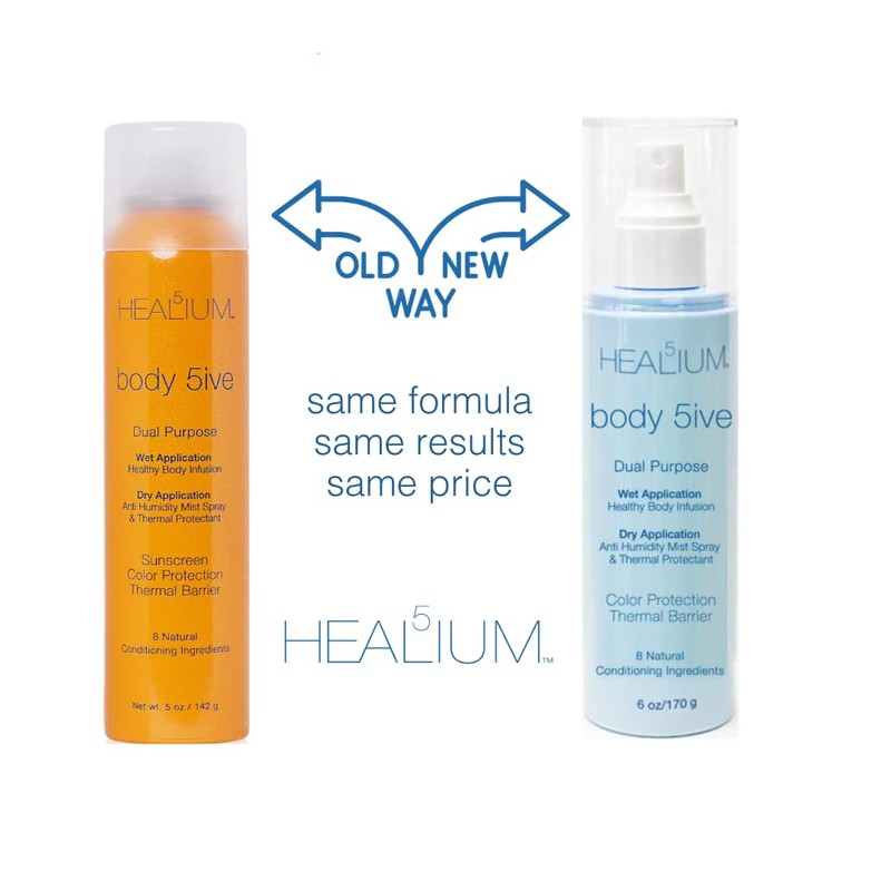 Body 5ive Bodifying Spray for Hair by Healium Hair-Thermal Heat
